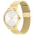 Unisex Gold-Tone Stainless Steel Mesh Bracelet Watch 36mm