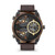 Men's Ferndale Collection Brown Genuine Leather Strap Watch 51mm