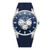 Men's Multi-Function Blue Silicone Strap Watch 42mm