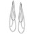 Multi-Hoop Drop Earrings in Sterling Silver