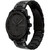 Men's Multifunction Black Stainless Steel Bracelet Watch 44mm
