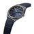 Men's Modern Classic Blue Genuine Leather Strap Watch 41mm