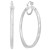18K Gold over Sterling Silver Earrings, Laser and Diamond-Cut Extra Large Hoop Earrings (Also in Platinum Over Sterling Silver)