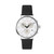 Men's Barnett Backlight Black Leather Strap Watch 41mm