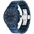 Strato Men's Swiss Blue Stainless Steel Bracelet Watch 44mm