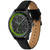 Men's Apext Black Leather Strap Watch 44mm