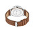 Men's Bernardston Brown Leather Strap Watch 45.5mm