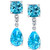 Blue Topaz (5-5/8 ct. t.w.) & Diamond Accent Drop Earrings in Sterling Silver