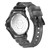 Men's The $kull Gray Transparent Silicone Strap Watch 45mm