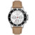 Men's Everest Quartz Chronograph Camel Leather Watch 45mm
