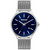 Men's Stainless Steel Mesh Bracelet Watch 45mm