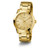 Men's Analog Gold-Tone Stainless Steel Watch 44mm