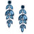 Garnet Vine Drop Earrings (7 ct. t.w.) in Sterling Silver (Also Available In Peridot, Blue Topaz, Amethyst, and Multi Gemstone)