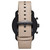 Men's Blacktop Solar Quartz Tan Leather Strap Watch, 47mm