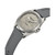 Men's Titanium Multi-Function Gray Silicone Strap Watch 42mm