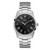 Men's Analog Silver-Tone Stainless Steel Watch 42mm