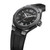 Men's Swiss Automatic Baumatic Black Rubber Strap Watch 42mm