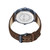 Men's Williston Dark Brown Leather Strap Watch 47mm