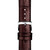 Official Interchangeable Brown Leather Watch Strap
