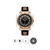Men's "562" Diamond (1/8 ct.t.w.) 18K Rose Gold Plated Stainless Steel Watch