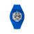 Unisex Puma 4 LCD, Blue-Tone Plastic Watch, P6013