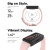Unisex Jillian Michaels Silicone Strap Fitness Tracker Smartwatch 22.83mm