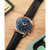 Men's Swiss Automatic Chronograph Multifort Brown Leather Strap Watch 42mm