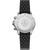 Men's Swiss Chronograph Tango Black Perforated Rubber Strap Watch 43mm