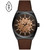 Men's Everett Brown Leather Strap Watch 42mm