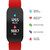 Unisex Red Silicone Strap Active Smartwatch 44mm