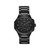 Men's Raptor Black Stainless Steel Bracelet Watch 46mm