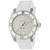 Men's Swiss Dive White Rubber Strap Watch 40mm