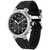 Men's One Black Silicone Strap Watch, 44mm