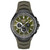 Men's Solar Chronograph Coutura Green Silicone Bracelet Watch 45.5mm