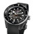 Men's Swiss Automatic Captain Cook Black Rubber Strap Watch 43mm