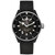 Men's Swiss Automatic Captain Cook Black Rubber Strap Watch 43mm