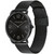 Unisex Elliot Black Stainless Steel Mesh Bracelet Watch 41mm