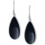 Onyx Teardrop Bezel Drop Earrings in Sterling Silver (Also in Blue Howlite & Sodalite), Created for Macy's