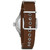 Men's Military Automatic Brown Nylon Strap Watch 37mm