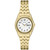 Women's Analog Essentials Gold-Tone Stainless Steel Bracelet Watch 25mm