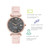 Connected Women's Hybrid Smartwatch Fitness Tracker: Rose Gold Case with Blush Metal Strap 38mm