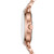 Women's Portia Rose Gold-Tone Stainless Steel Bracelet Watch, 36mm