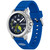 Men's Endurance Blue Silicone Watch Strap Watch 44mm