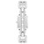 Women's Silver-Tone Alloy Open Link Bracelet Watch, 33mm