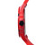 Unisex Foxfire Red Silicone Band Watch 44mm