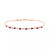 Sapphire (3/4 ct. t.w.) & Diamond (1/5 ct. t.w.) Tennis Bracelet in 14k Rose Gold (Also in Ruby)
