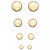 14k Yellow Gold Ball Stud Earrings (4 - 10mm)