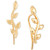 Vine Ear Climbers in 10k Gold