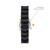 Connected Women's Hybrid Smartwatch Fitness Tracker: Gold Case with Black Metal Strap 38mm