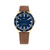 Men's Brown Leather Strap Watch 38mm